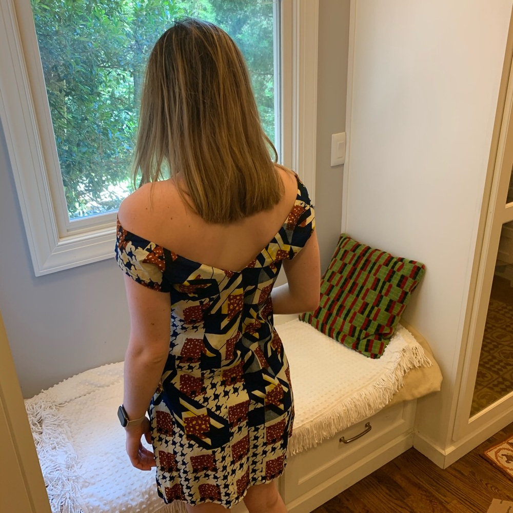 Afrodesiac print mini dress